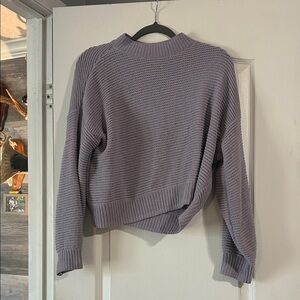 Hollister Lavender Cowl Neck Sweater